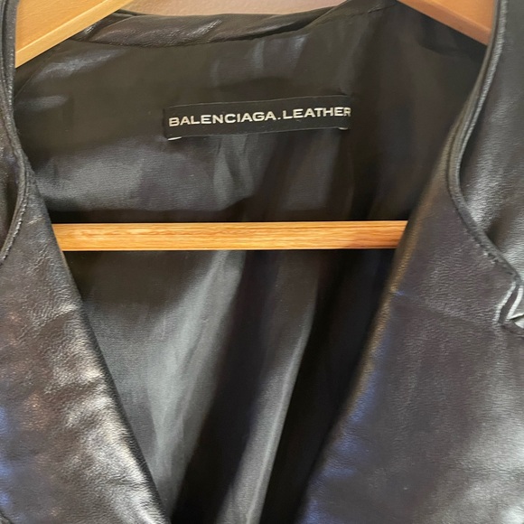Balenciaga Leather Moto Jacket Sz38⭐️sold out - Picture 5 of 6